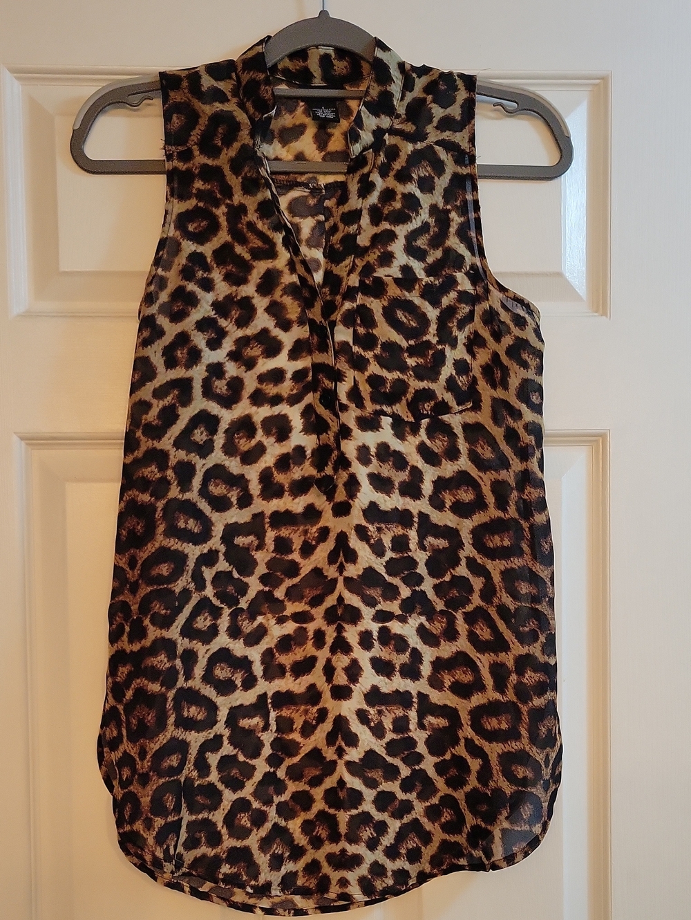Rue21 Leopard Print Sleeveless Camisole - Black & Brown